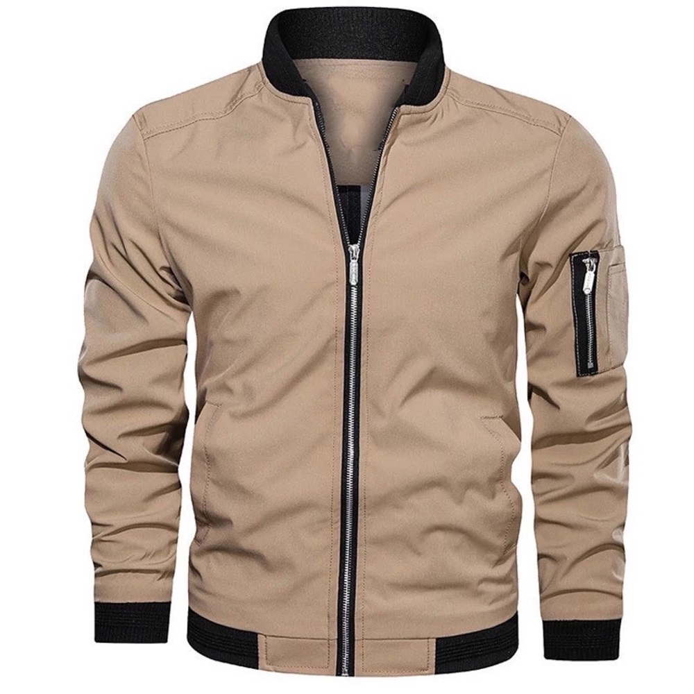 Men's Slim Fit Lightweight Sportswear Jacket Casual Bomber Jacket